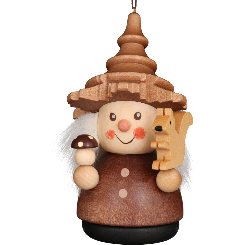 Tree Ornament - Teeter Man Tree Gnome Natural - 9,5 cm / 3.7 inch