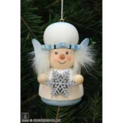 Christbaumschmuck Wackelmännchen Schneeflöckchen - 7,7 cm