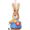Osterschmuck Wackelhase mit Pinsel - 9,8 cm