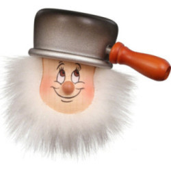 Magnet Wichtel Koch - 7,5 cm