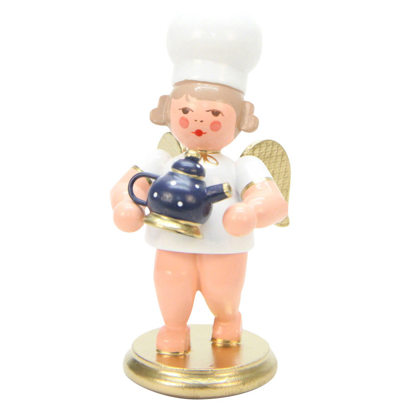 Bäckerengel mit Kaffeekanne - 7,5 cm