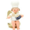 Baker Angel Sitting with Spoon - 7,5 cm / 3 inch