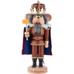 Nussknacker Mäusekönig natur - 40,0 cm