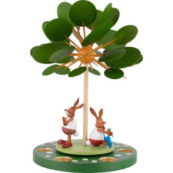 1-stöckige Pyramide Frühlingserwachen mit Schnupperhasen - 42 cm