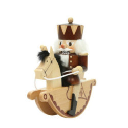 Nussknacker Reiterlein König natur - 23,0 cm