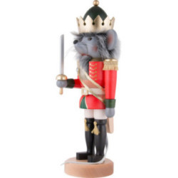 Nussknacker Mäusekönig lasiert - 39,0 cm