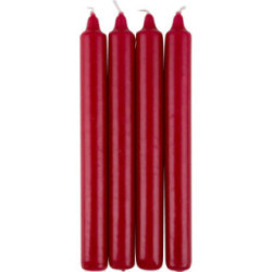 Hochwertige Tafelkerzen antikrot - 2,0 cm Durchmesser