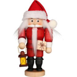 Nussknacker Weihnachtsmann dunkelrot - 16,5 cm