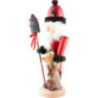 Nussknacker Weihnachtsmann mit Teddy - 44,5 cm