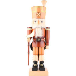 Nutcracker - Erzgebirge Miner Natural Colors - 79,5 cm / 31 inch