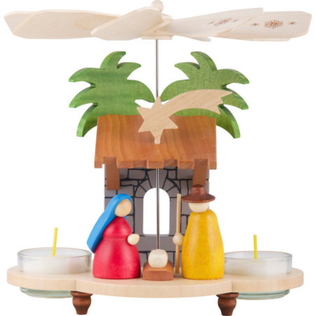1-stöckige Pyramide Heilige Familie - 19,5 cm