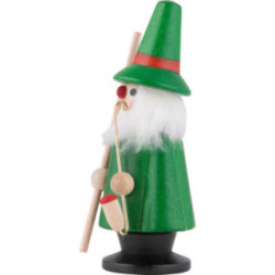 Räuchermännchen Wichtel grün - 10,5 cm