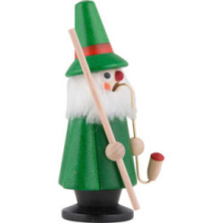 Räuchermännchen Wichtel grün - 10,5 cm