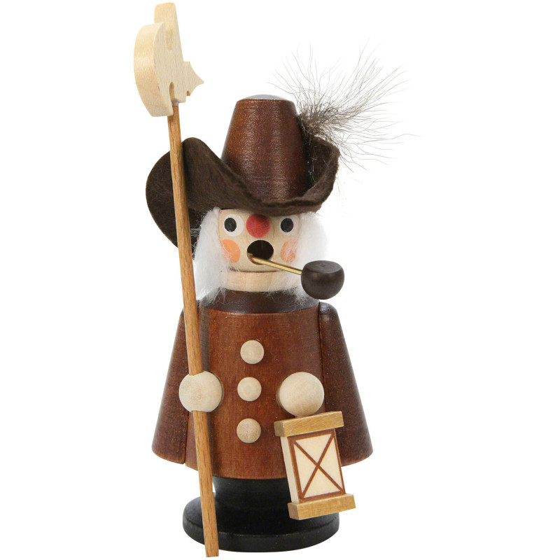 Räuchermännchen Nachtwächter natur - 10,5 cm
