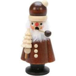 Räuchermännchen Weihnachtsmann natur - 10,5 cm