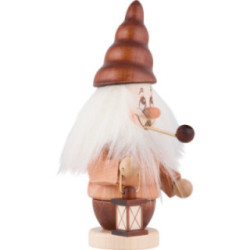 Smoker - Mini-Gnome with Lantern - 16,5 cm / 6,5 inch