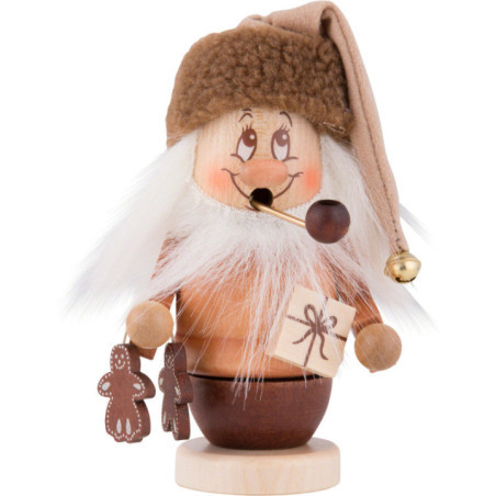 Räuchermännchen Miniwichtel mit Päckchen - 14,0 cm