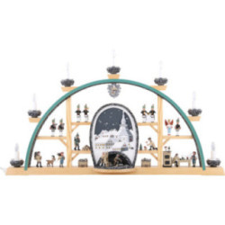 Candle Arch - Scenes From the German Erzgebirge - 72x41 cm / 28x16 inch