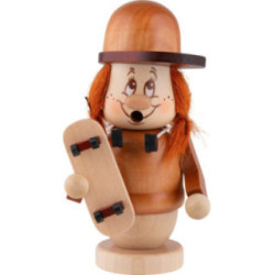 Smoker - Mini Gnome Skater Girl - 14 cm / 5.5 inch