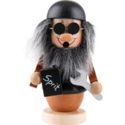 Räuchermännchen Miniwichtel Rocker - 13 cm