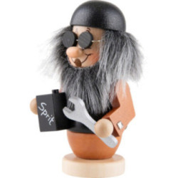 Räuchermännchen Miniwichtel Rocker - 13 cm