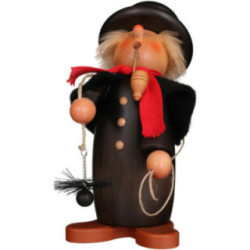 Räuchermännchen Schlafmütze Schornsteinfeger - 20 cm