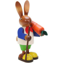Hasenmann mit Karotte - 23 cm