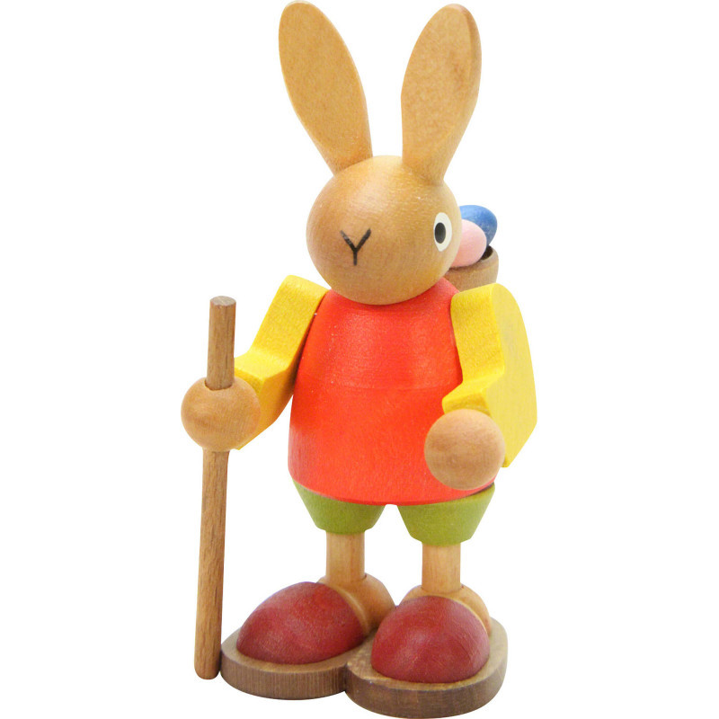 Hase mit Buckelkorb - 9,0 cm