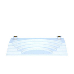Wolke weiß - B 44,0 cm