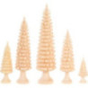 Coiled Trees with Trunk - 5 pieces - 12 cm / 4.7 inch