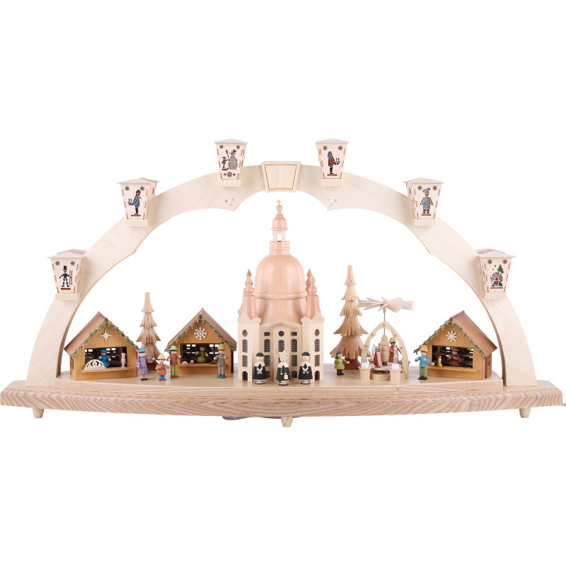 Candle Arch - Church of Our Lady with Pyramid - 80x40 cm / 31.5x15.8 inch