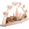 Candle Arch - Church of Our Lady with Pyramid - 80x40 cm / 31.5x15.8 inch