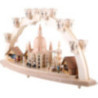 Candle Arch - Church of Our Lady with Pyramid - 80x40 cm / 31.5x15.8 inch