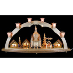Candle Arch - Church of Our Lady with Pyramid - 80x40 cm / 31.5x15.8 inch