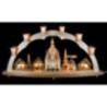 Candle Arch - Church of Our Lady with Pyramid - 80x40 cm / 31.5x15.8 inch
