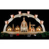 Candle Arch - Church of Our Lady with Pyramid - 80x40 cm / 31.5x15.8 inch