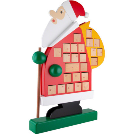 Adventskalender Santa  - 98 cm