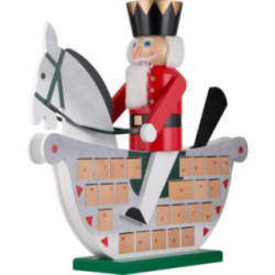 Advent's Calendar Rocking Horse - 106x89 cm / 42x35 inch