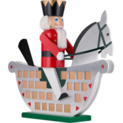 Advent's Calendar Rocking Horse - 106x89 cm / 42x35 inch