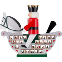 Advent's Calendar Rocking Horse - 106x89 cm / 42x35 inch