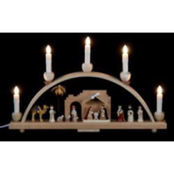 Candle Arch - Nativity Scene - 19x11 inch - 48x28 cm / 11 inch