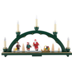 Schwibbogen Weihnachtsmann - 48x28 cm