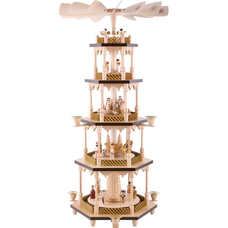 5-Tier Pyramid - Nativity Scene - 70 cm / 27.5 inch