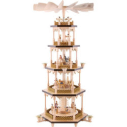 5-Tier Pyramid - Nativity Scene - 70 cm / 27.5 inch