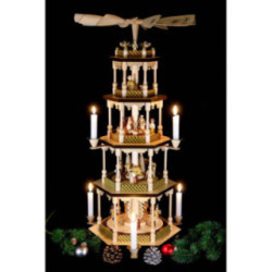 5-Tier Pyramid - Nativity Scene - 70 cm / 27.5 inch