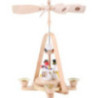 1-Tier Pyramid - Snowman Musicians - 25 cm / 9.8 inch