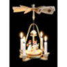 1-Tier Pyramid - Snowman Musicians - 25 cm / 9.8 inch