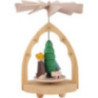 1-Tier Thermic Pyramid Nativity Scene - 10 cm / 4 inch