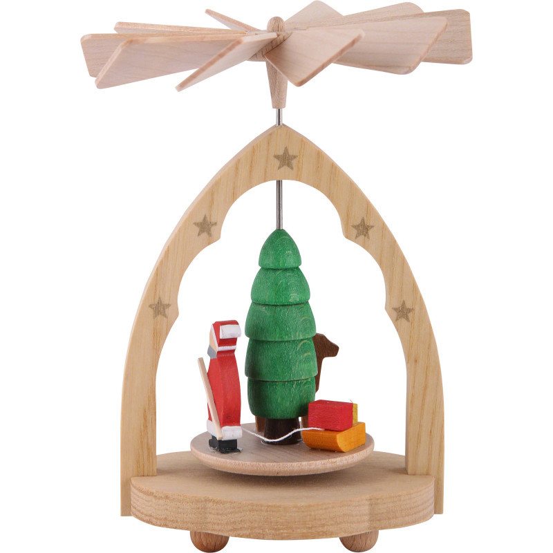 1-stöckiges Wärmespiel Weihnachtsmann - 10 cm