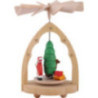 1-Tier Thermic Pyramid Santa Claus - 10 cm / 4 inch